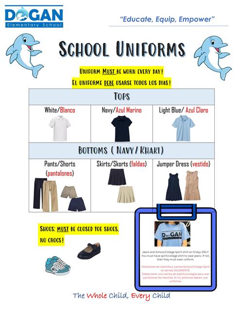 School Uniforms 2023-2024